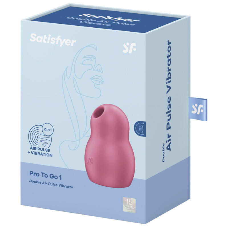 Satisfyer - Pro To Go 1 Double Stimulateur Et Vibromasseur Rouge