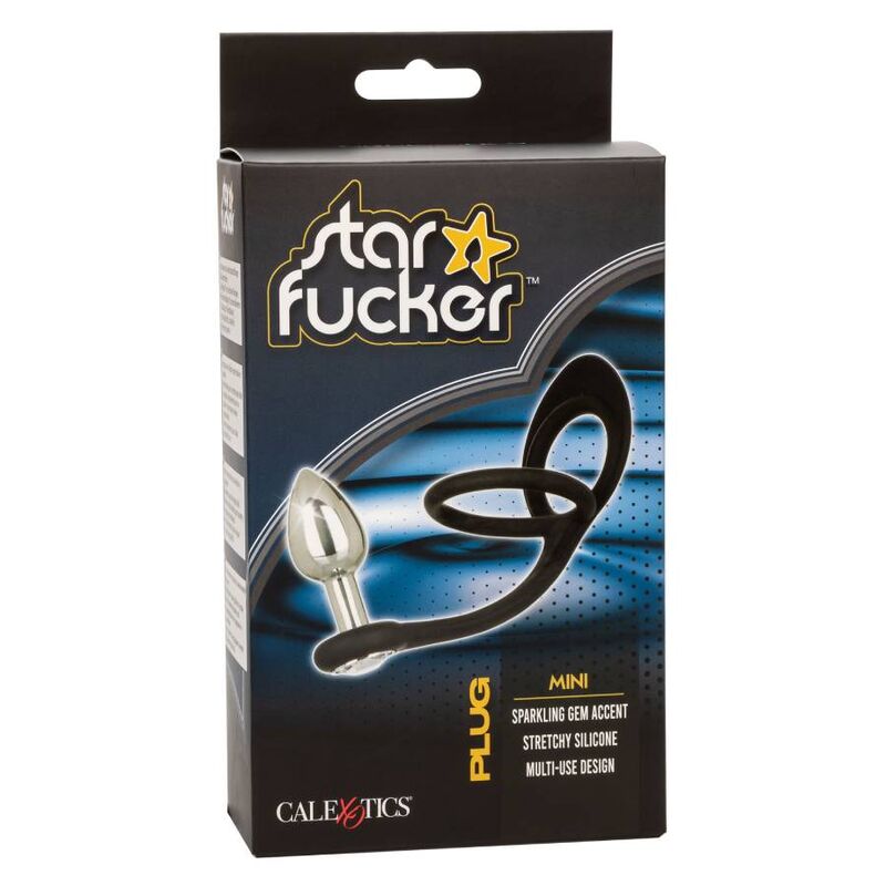 plug anale metallo a goccia con doppio anello silicone per pene testicoli regolabile facile pulizia california exotics