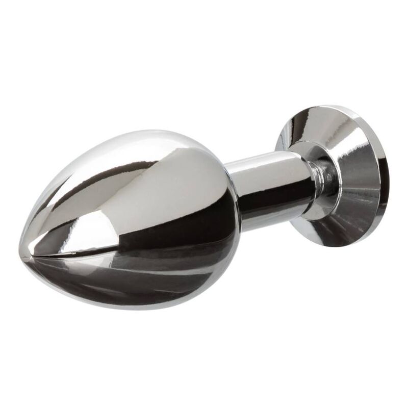 plug anale metallo a goccia con doppio anello silicone per pene testicoli regolabile facile pulizia california exotics