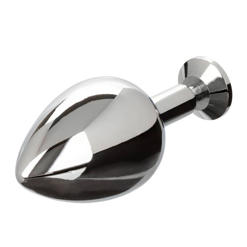 plug anale xl in metallo con doppio anello fallo in silicone per pene e testicoli miglioramento supporto californiano california exotics