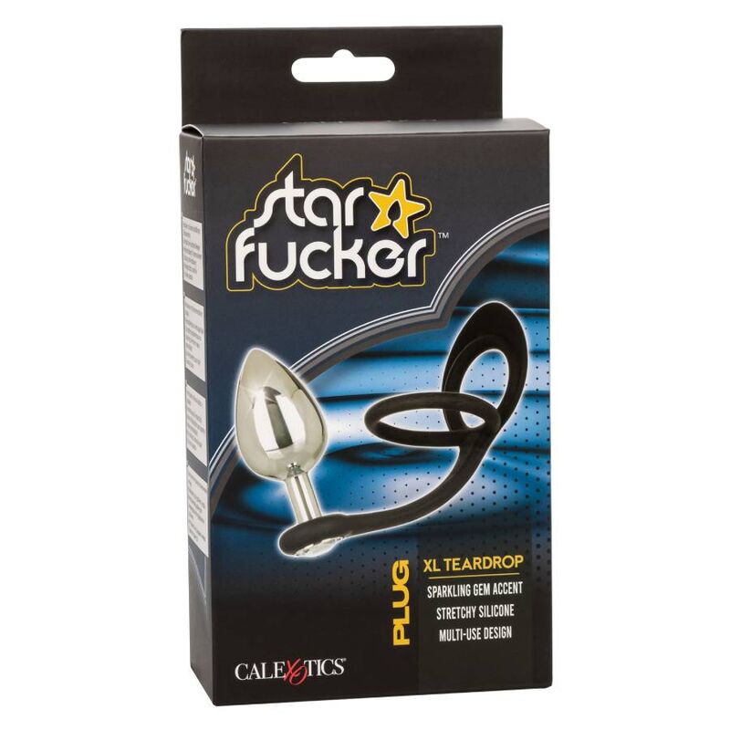 plug anale xl in metallo con doppio anello fallo in silicone per pene e testicoli miglioramento supporto californiano california exotics
