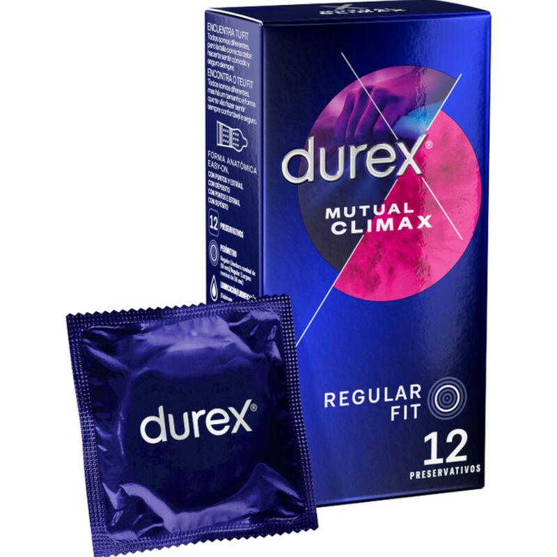 Preservativi con punte e scanalature per accelerare orgasmo e lubrificante Performa 12 unità Durex Condoms