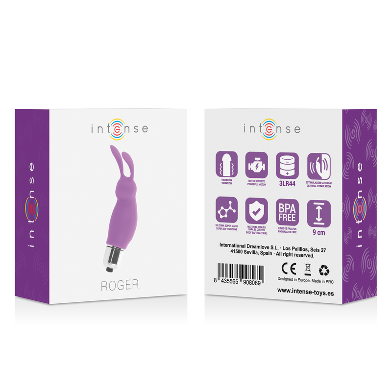 Stimolatore personale potente silenzioso compatto in silicone per tutte le zone erogene INTENSE FUN