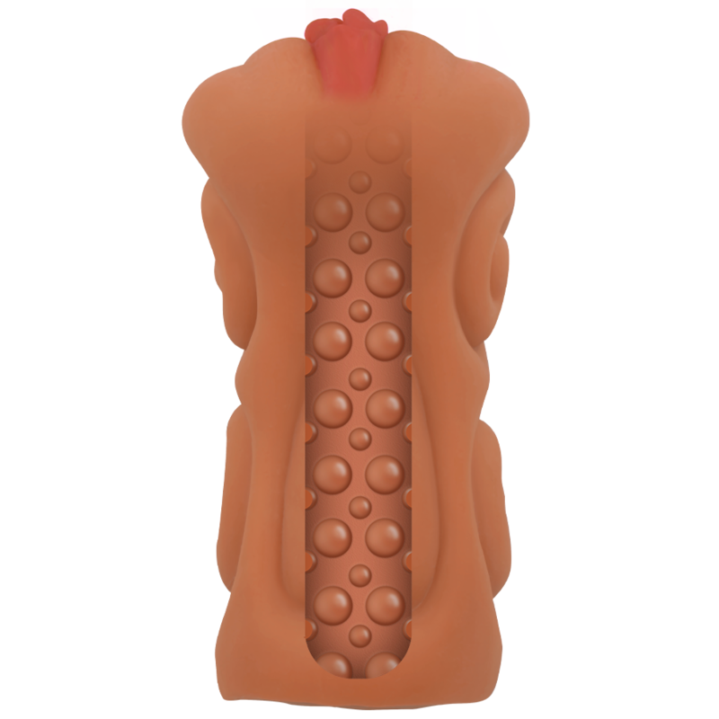 Masturbatore per uomo a forma di vagina in TPR senza phalatos portatile piacere e relax Jamyjob Signature Cyber Girls