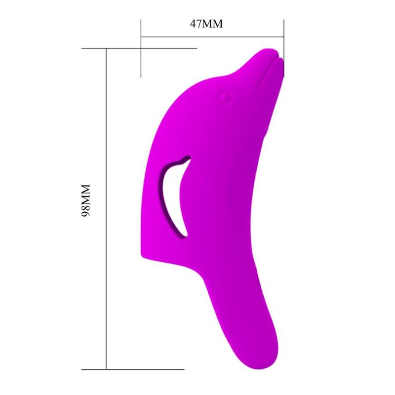 Pretty Love - Potente Stimolatore Delle Dita Delphini Viola