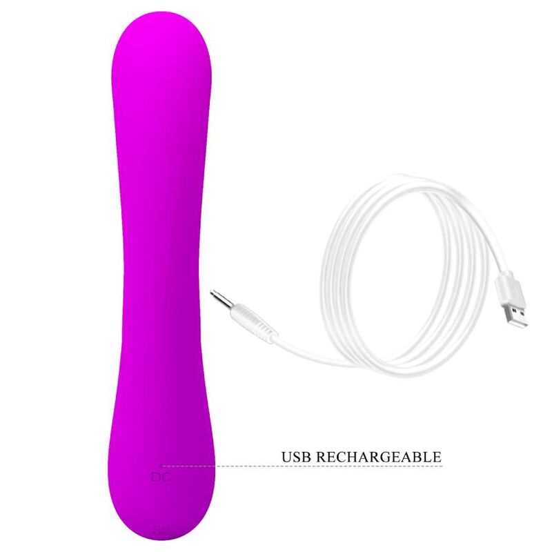Pretty Love - Vibratore Sincero E Ventosa Clitoride In Silicone Viola