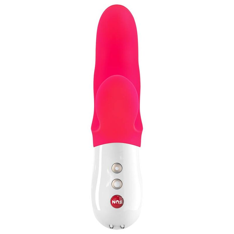 Vibratore rabbit con doppia stimolazione vaginale e clitoridea Fun Factory Miss Bi Dual Rosa Bianco
