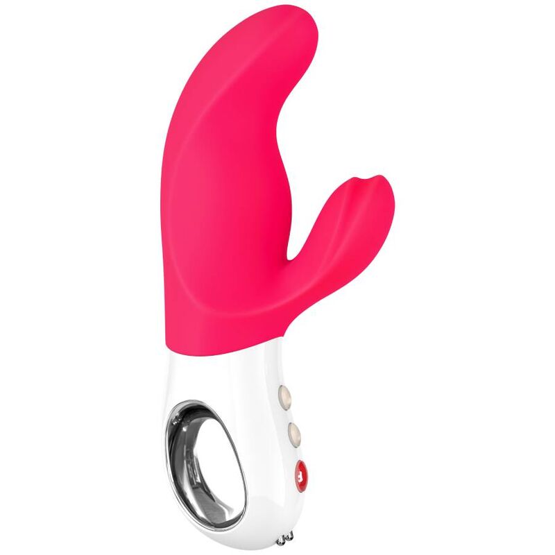 Vibratore rabbit con doppia stimolazione vaginale e clitoridea Fun Factory Miss Bi Dual Rosa Bianco