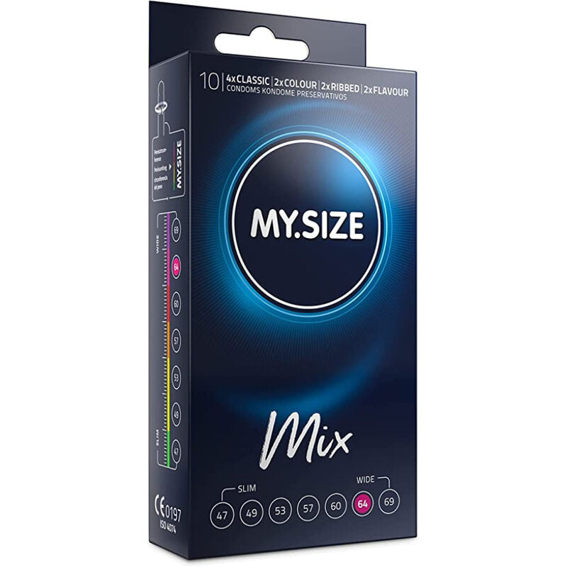 My Size - Mix Preservativi 64 Mm 10 Unit