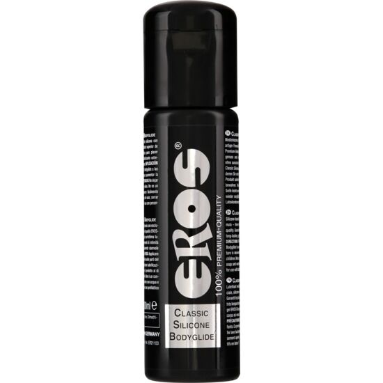Lubrificante silicone classico effetto setoso lunga durata compatibile preservativi lattice 30 ml eros classic line