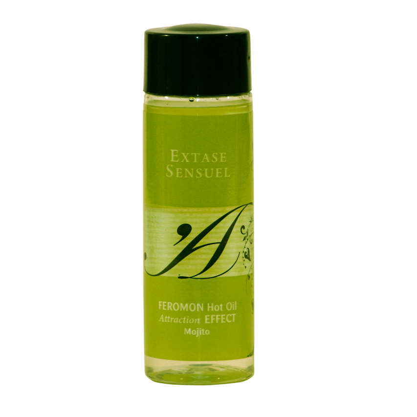 olio massaggio caldo con feromoni al frutto della passione 100ml rapido assorbimento pelle liscia EXTASE SENSUAL