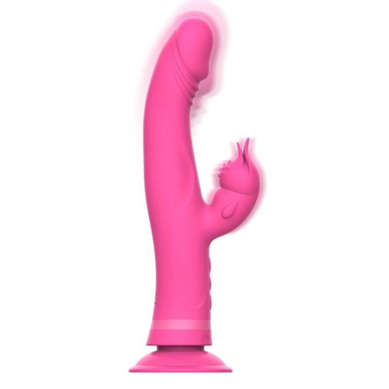 Intense - Julio Rabbit Vibrator In Pink Silicone