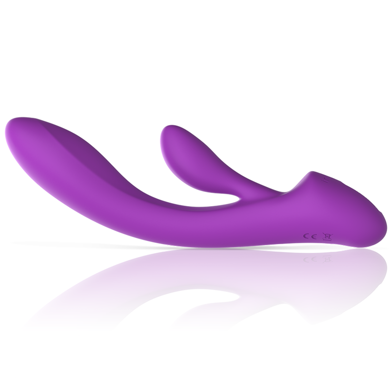 Vibratore rabbit multifunzione intense ergonomico doppia stimolazione clitoride punto G viola Intense Fun