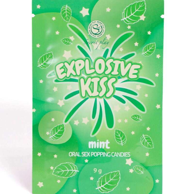 Caramelle effervescenti alla menta per sesso orale esperienza esplosiva 9g Secretplay Cosmetic