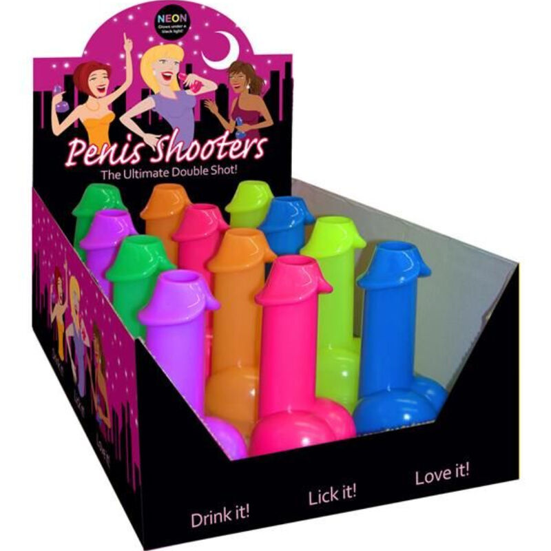 Kheper Games - Colpi Al Neon Forma Pene 1 Unità (Colore Casuale)