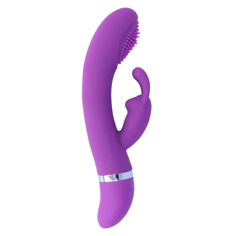 Intense - Vibromasseur oscillant en silicone Rabbit Lilas Susy