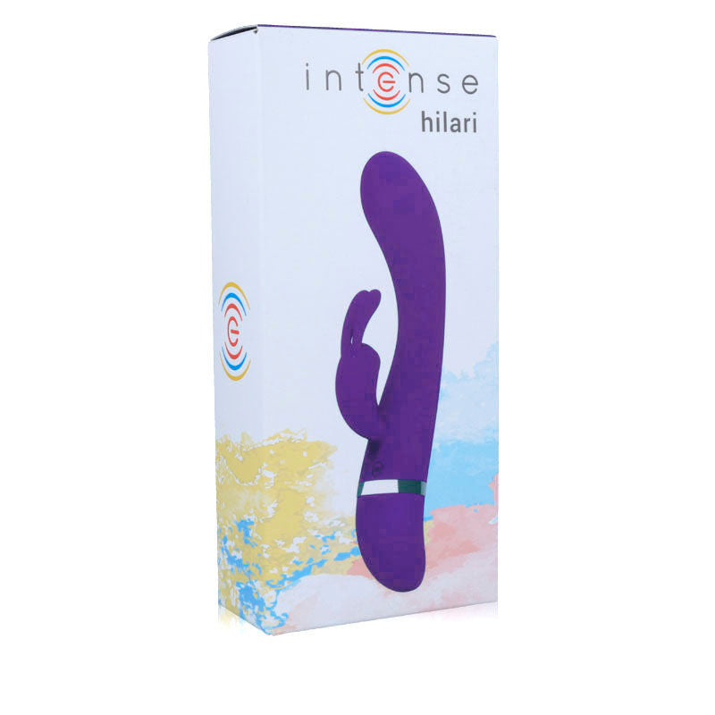 Vibratore rabbit lilla flessibile con 30 modalità di vibrazione e stimolazione del clitoride in silicone Intense