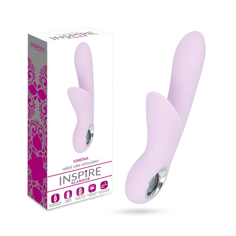 Vibratore x Punto G Silicone Medicale Ricaricabile Impermeabile 7 Funzioni 5 Velocità Inspire Glamour
