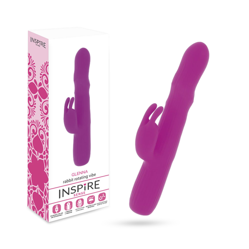 Inspire Sense - Vibromasseur Glenna Lapin Violet