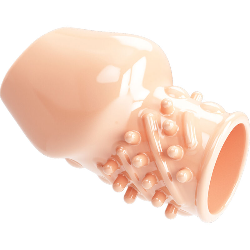 Guaina di Estensione Pene in TPR Impermeabile Aumento Spessore e Resistenza Eiaculazione PRETTY LOVE MALE