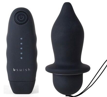 B Swish - Classic Vibrating Plug Brifilled Black