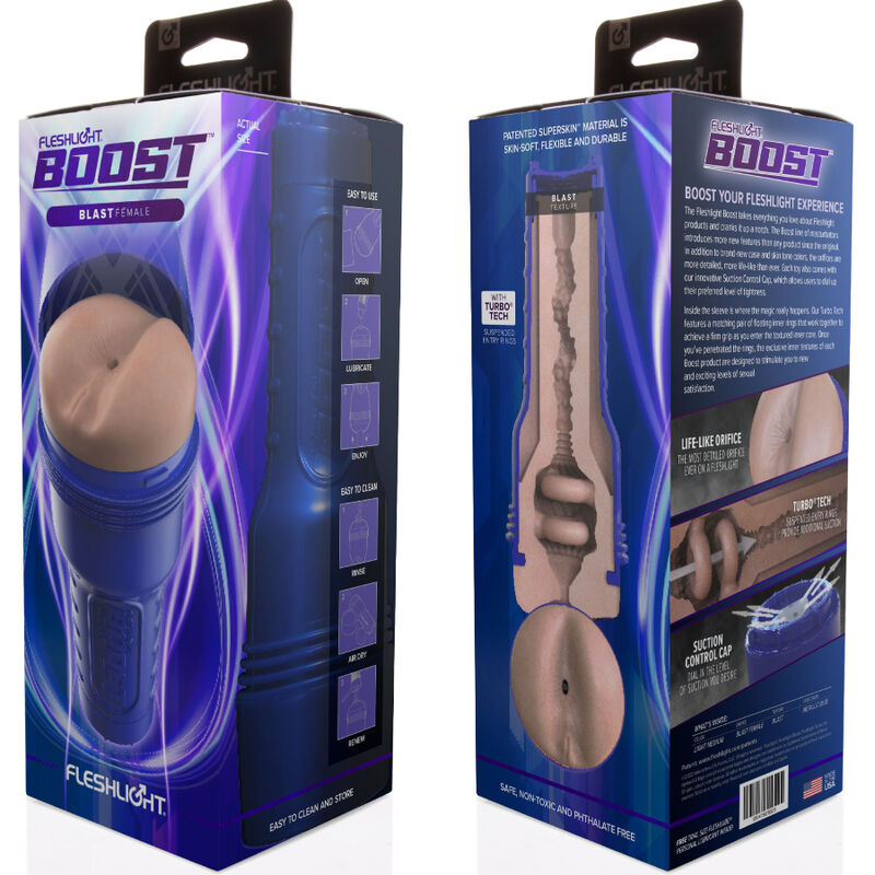 Masturbatore uomo fleshlight anale realistico con texture avvolgente e controllo aspirazione per esperienze uniche fleshlight boost