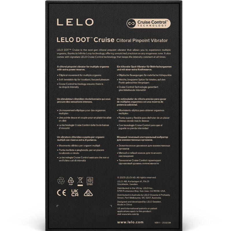 Lelo - Stimolatore Clitoride Dot Cruise Giallo