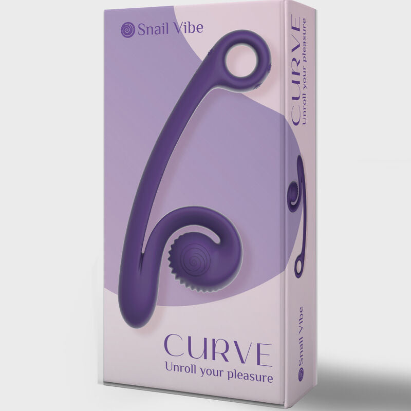 Snail Vibe - Vibromasseur courbe rose