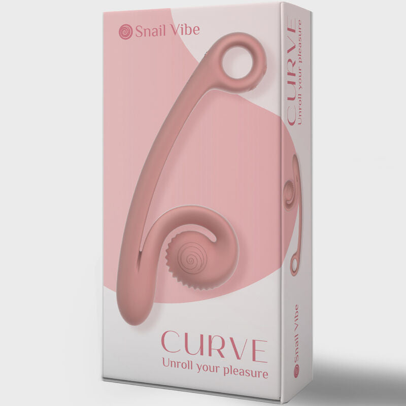 Snail Vibe - Vibromasseur courbe rose