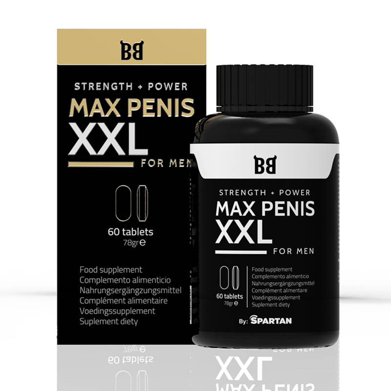Integratore alimentare per aumento pene e potenza maschile da 60 compresse per uomini Black Bull