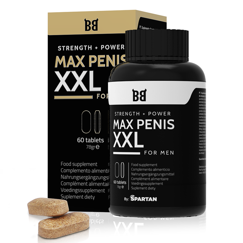 Integratore alimentare per aumento pene e potenza maschile da 60 compresse per uomini Black Bull