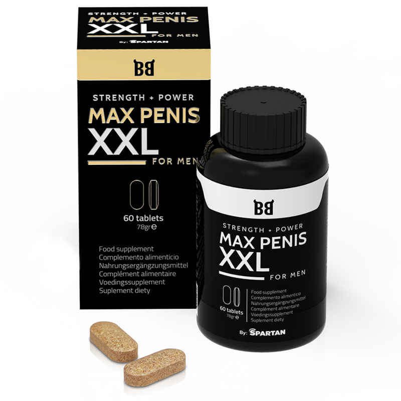 Integratore alimentare per aumento pene e potenza maschile da 60 compresse per uomini Black Bull