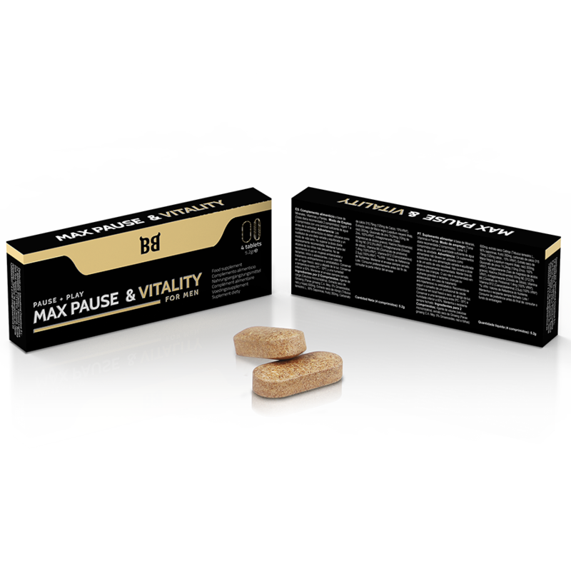 Integratore ritardante eiaculazione per uomini 4 capsule efficace con Tribulus e L-arginina Black Bull