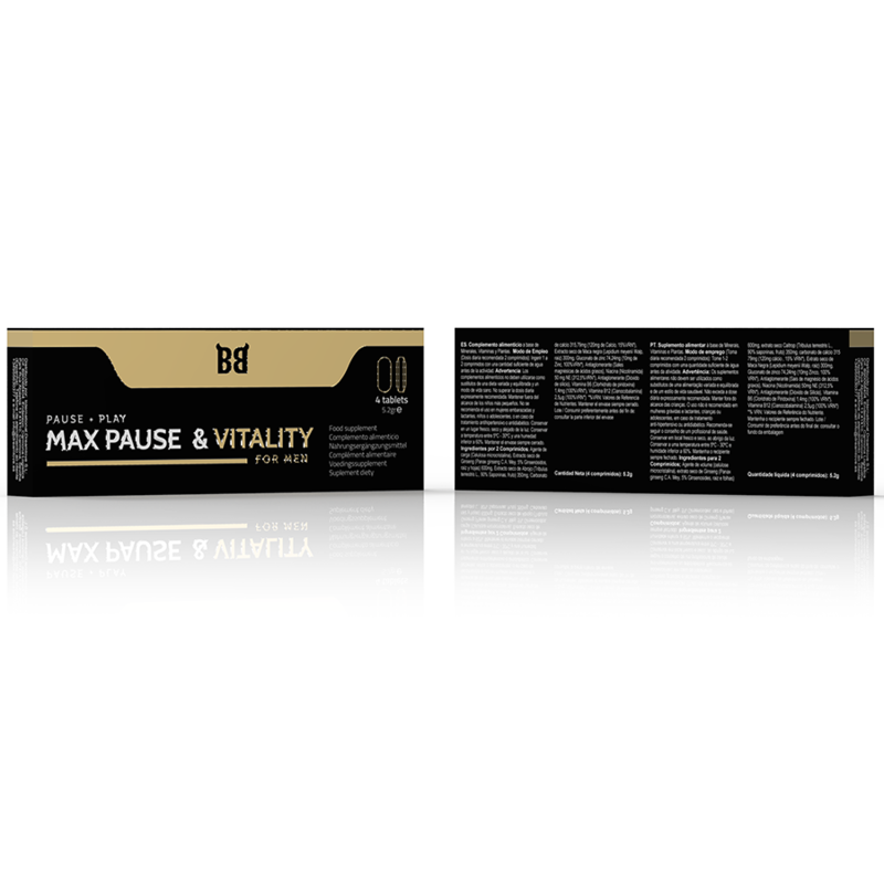 Integratore ritardante eiaculazione per uomini 4 capsule efficace con Tribulus e L-arginina Black Bull