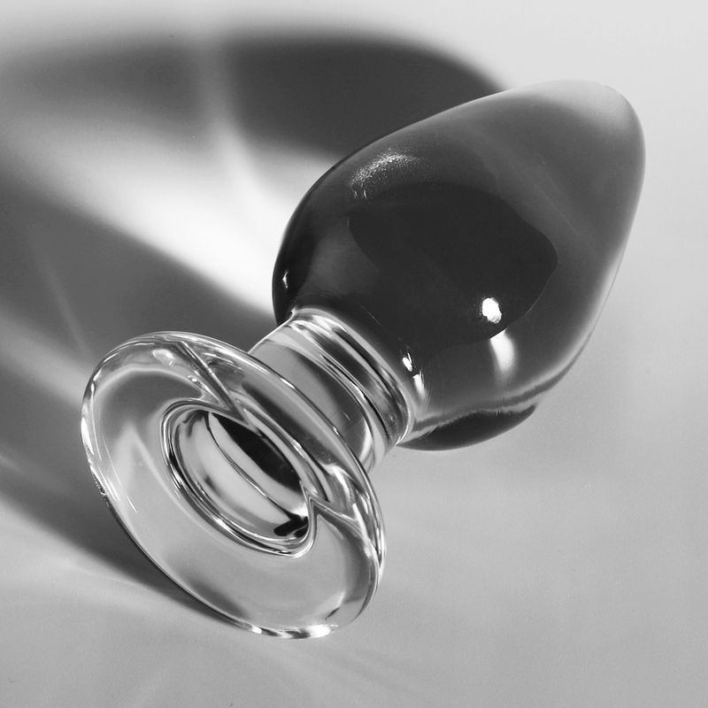 Nebula Series By Ibiza - Model 3 Transparent Borosilicate Glass Anal Plug 11 Cm -O- 5 Cm