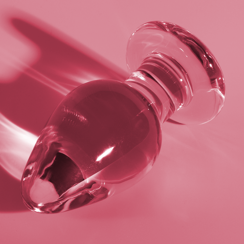Nebula Series By Ibiza - Model 3 Transparent Borosilicate Glass Anal Plug 11 Cm -O- 5 Cm