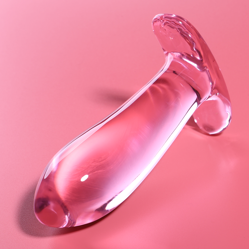 Nebula Series By Ibiza - Model 5 Transparent Borosilicate Glass Anal Plug 12.5 Cm -O- 3.5 Cm