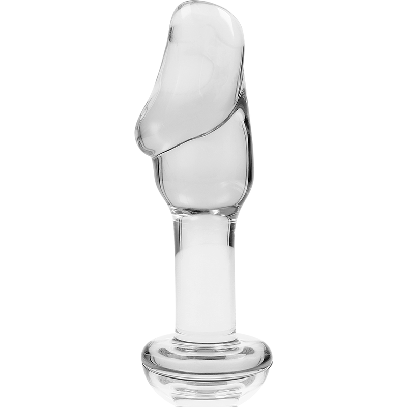Nebula Series By Ibiza - Model 6 Transparent Borosilicate Glass Anal Plug 12.5 Cm -O- 4 Cm