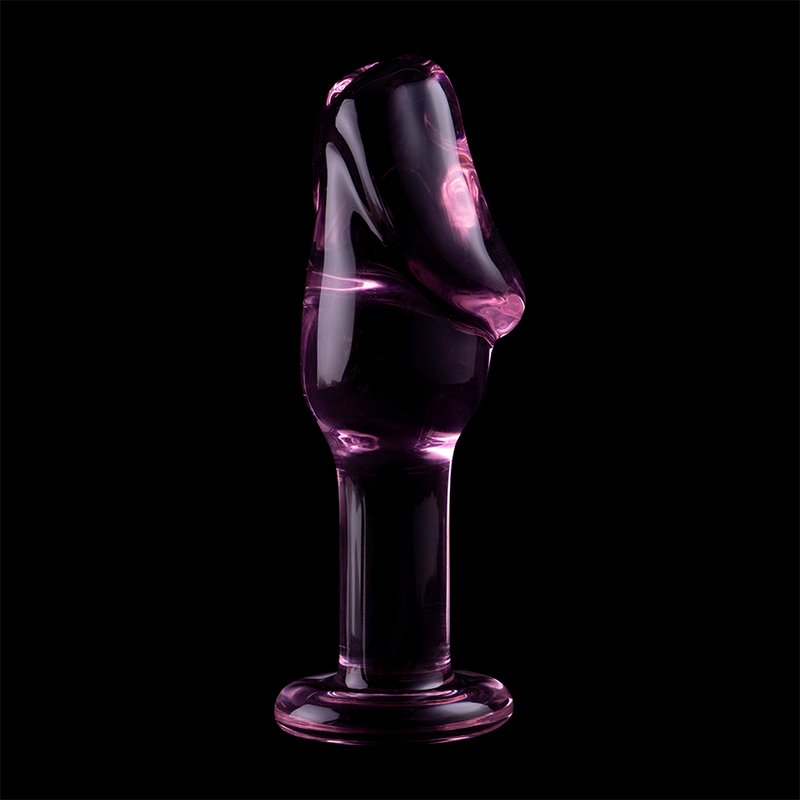 Nebula Series By Ibiza - Model 6 Transparent Borosilicate Glass Anal Plug 12.5 Cm -O- 4 Cm