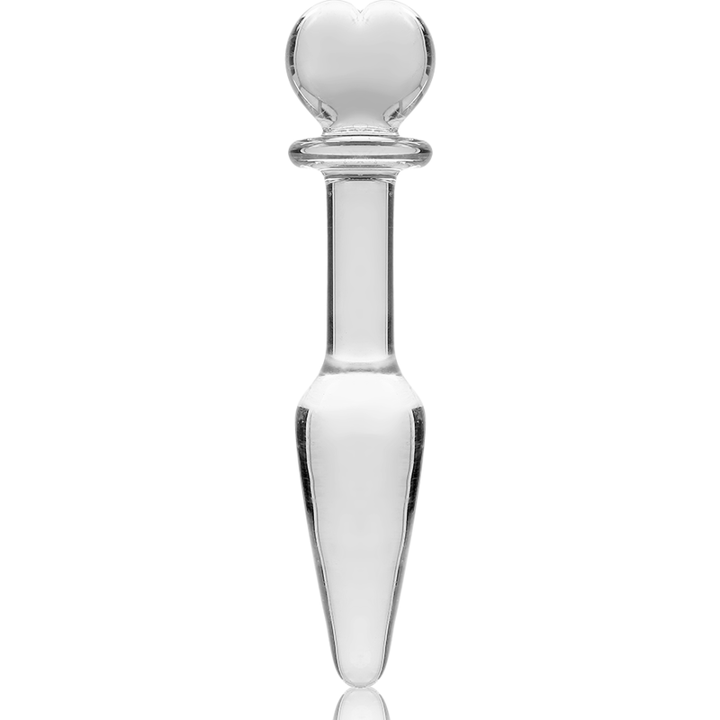 Série Nebula By Ibiza - Plug Anal Modèle 7 En Verre Borosilicate Transparent 13,5 Cm -O- 3 Cm
