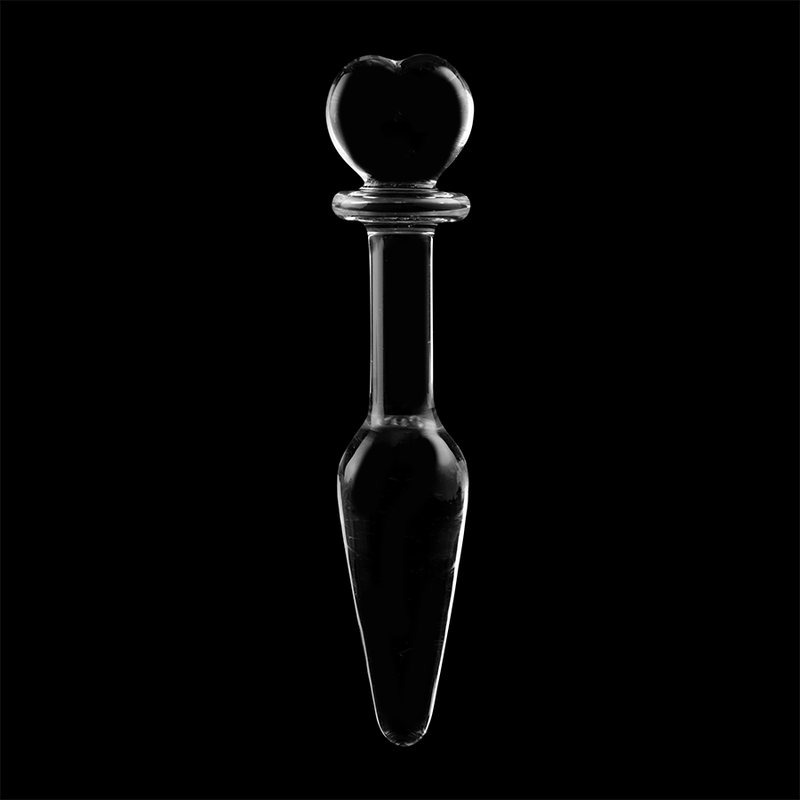Série Nebula By Ibiza - Plug Anal Modèle 7 En Verre Borosilicate Transparent 13,5 Cm -O- 3 Cm