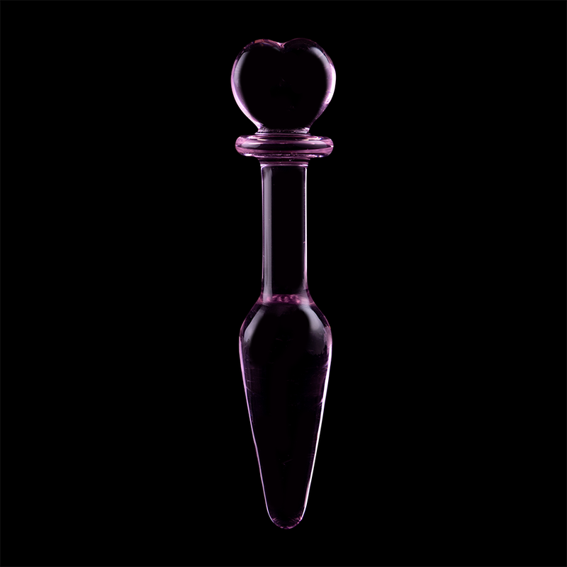 Série Nebula By Ibiza - Plug Anal Modèle 7 En Verre Borosilicate Transparent 13,5 Cm -O- 3 Cm