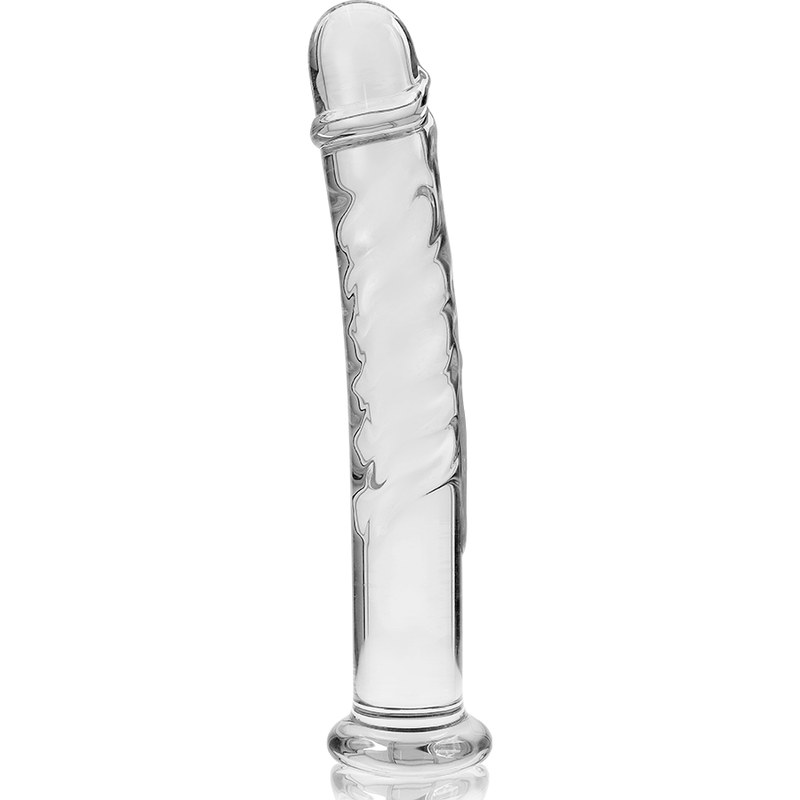 Fallo dildo in cristallo vetro borosilicato resistente alle temperature design elegante 18.5 cm Nebula Series by Ibiza