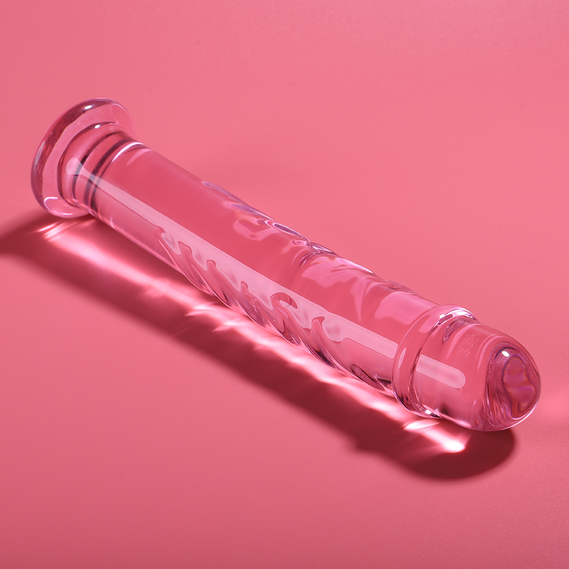 Fallo dildo in cristallo vetro borosilicato resistente alle temperature design elegante 18.5 cm Nebula Series by Ibiza