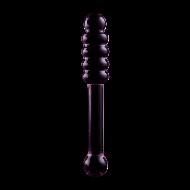 Nebula Series By Ibiza - Model 20 Transparent Borosilicate Glass Dildo 20.5 Cm -O- 3 Cm