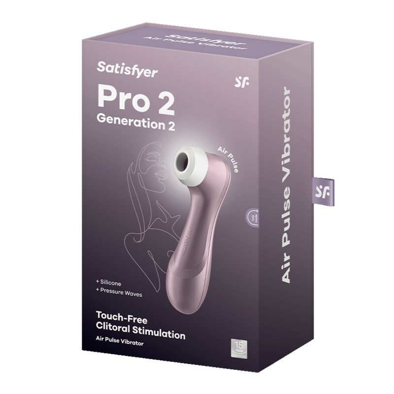 Stimolatore clitorideo senza contatto onde di pressione impermeabile silenzioso ricaricabile silicone Satisfyer