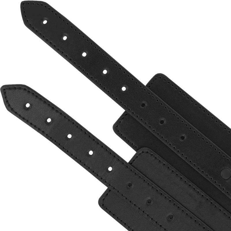 Cavigliera bondage in pelle vegana e neoprene con catenella regolabile Fetish