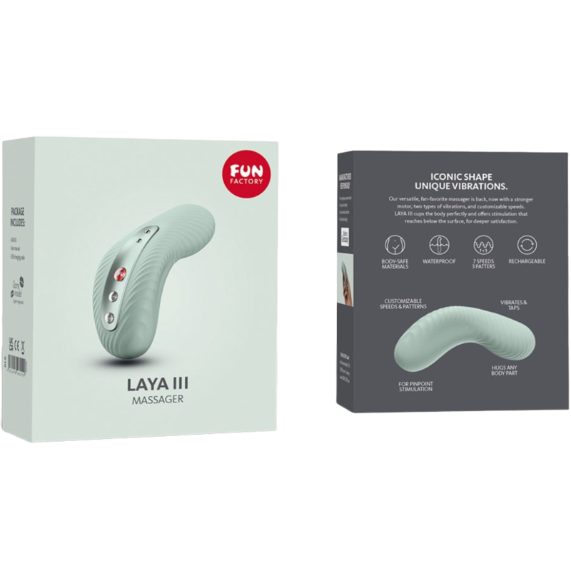 Fun Factory - Vibromasseur rechargeable Laya Iii Vert Sauge
