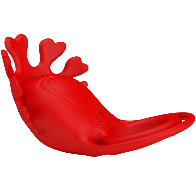 Pretty Love - Ruben Vibrating Ring 7 Vibrations In Red Silicone