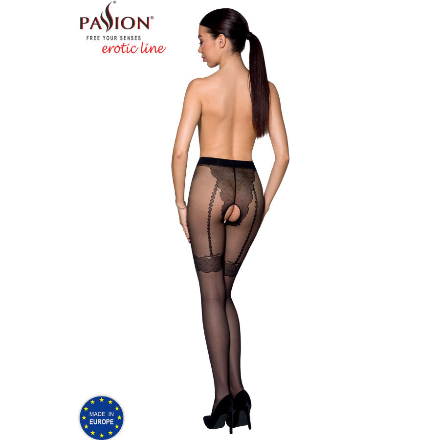 Passion - Tiopen 016 Collant Nero 1/2 20 Den